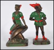 A pair of early 20th Century 1930's figures in the