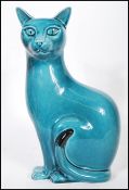 A Poole studio pottery ceramic figurine modelled a