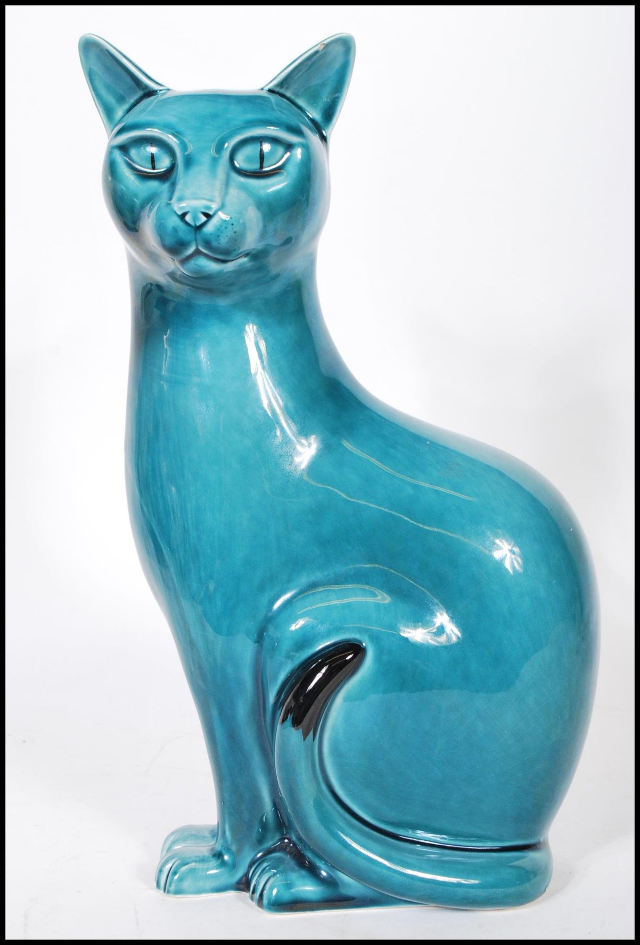 A Poole studio pottery ceramic figurine modelled a