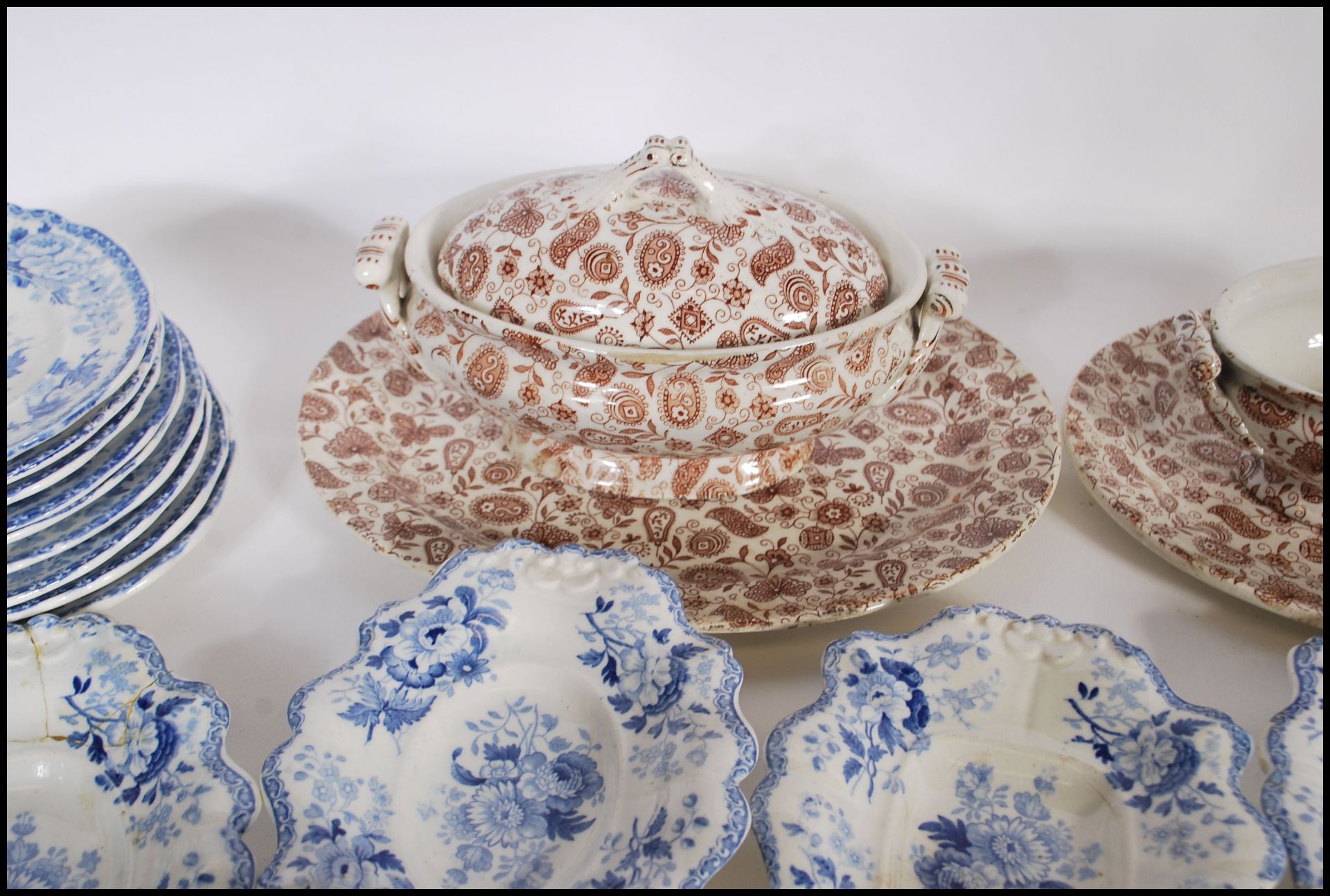 A 19th Century Victorian Childs dinnerwares to inc - Bild 13 aus 17