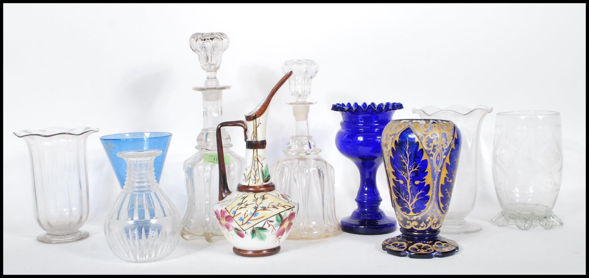 A collection of glassware dating from the 19th Cen