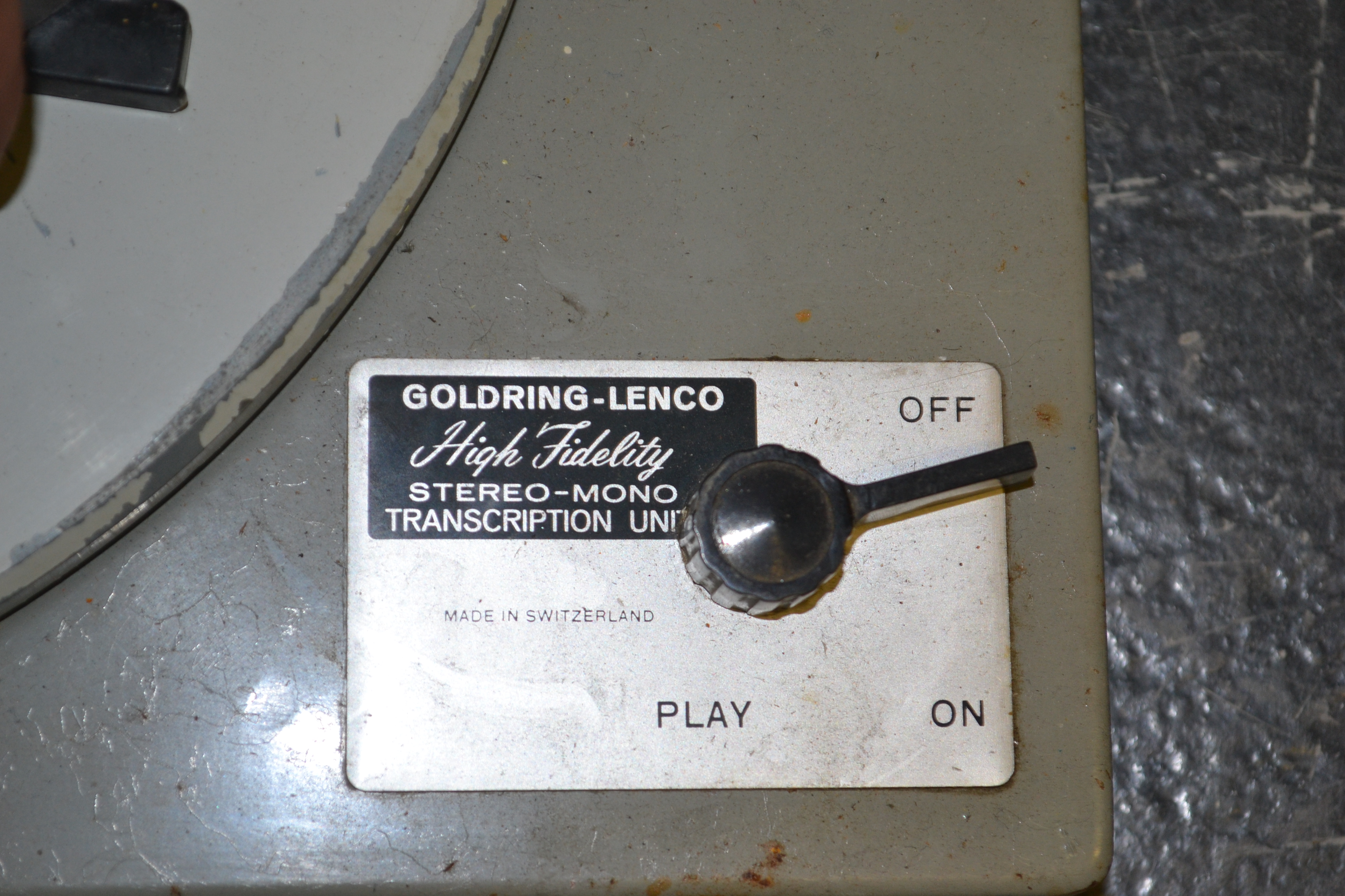 A vintage 20th Century Goldring Lenco High Fidelity Stereo-Mono Transcription Unit  record player - Image 3 of 3