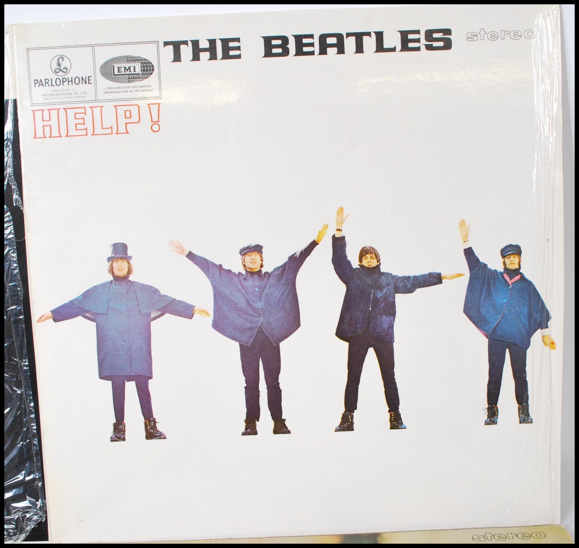 A collection of six vinyl long play LP album records by The Beatles to include Rubber Soul, Love - Bild 4 aus 7