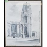 Robert Scott- A 20th Century original pencil drawi