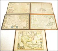 A collection of vintage reproduction antique maps to include Kendall & Dent's Time Chart of the