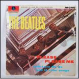 Vinyl long play LP record album by The Beatles - Please Please Me 1st pressing Mono, Parlophone