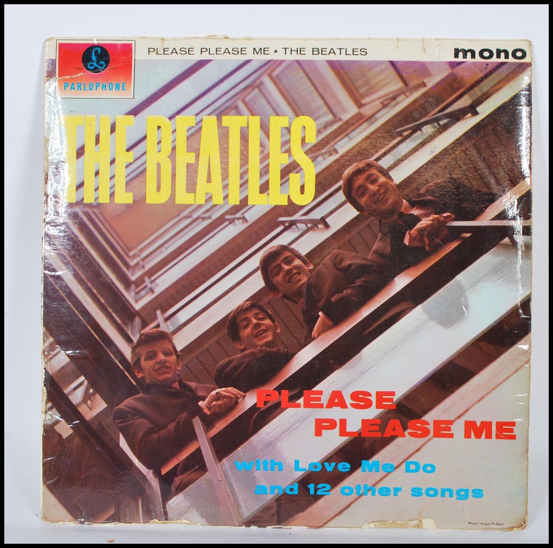 Vinyl long play LP record album by The Beatles - Please Please Me 1st pressing Mono, Parlophone