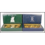 TWO 24CT GOLD PLATED LIMITED EDITION DIECAST MODEL SETS