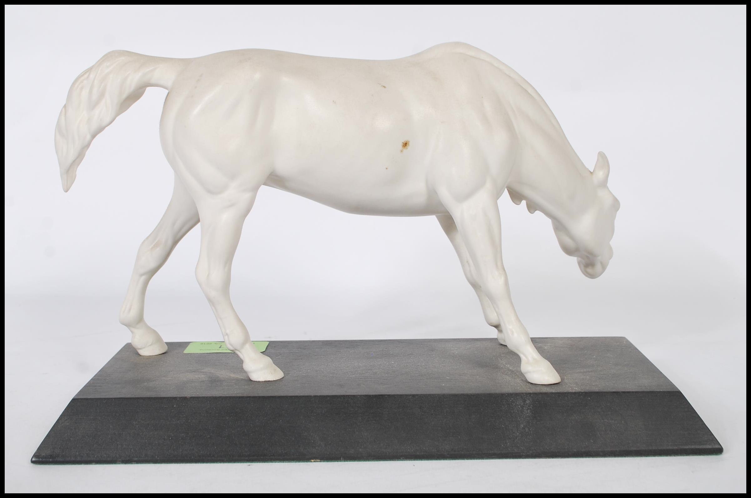 A modern Beswick porcelain figurine entitled ‘ The spirit of Nature ‘ being mounted on plinth and - Image 3 of 6