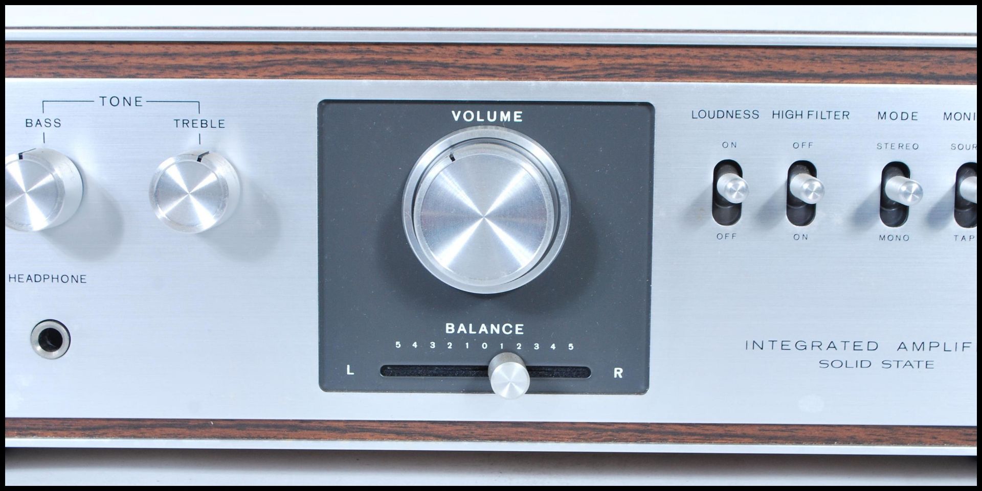 A vintage retro 20th Century teak wood cased Sony TA-1010 Stereo Integrated Amplifier, within - Bild 5 aus 6