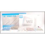NINTENDO WII VIDEO GAMES COMPUTER CONSOLE WITH GAMES