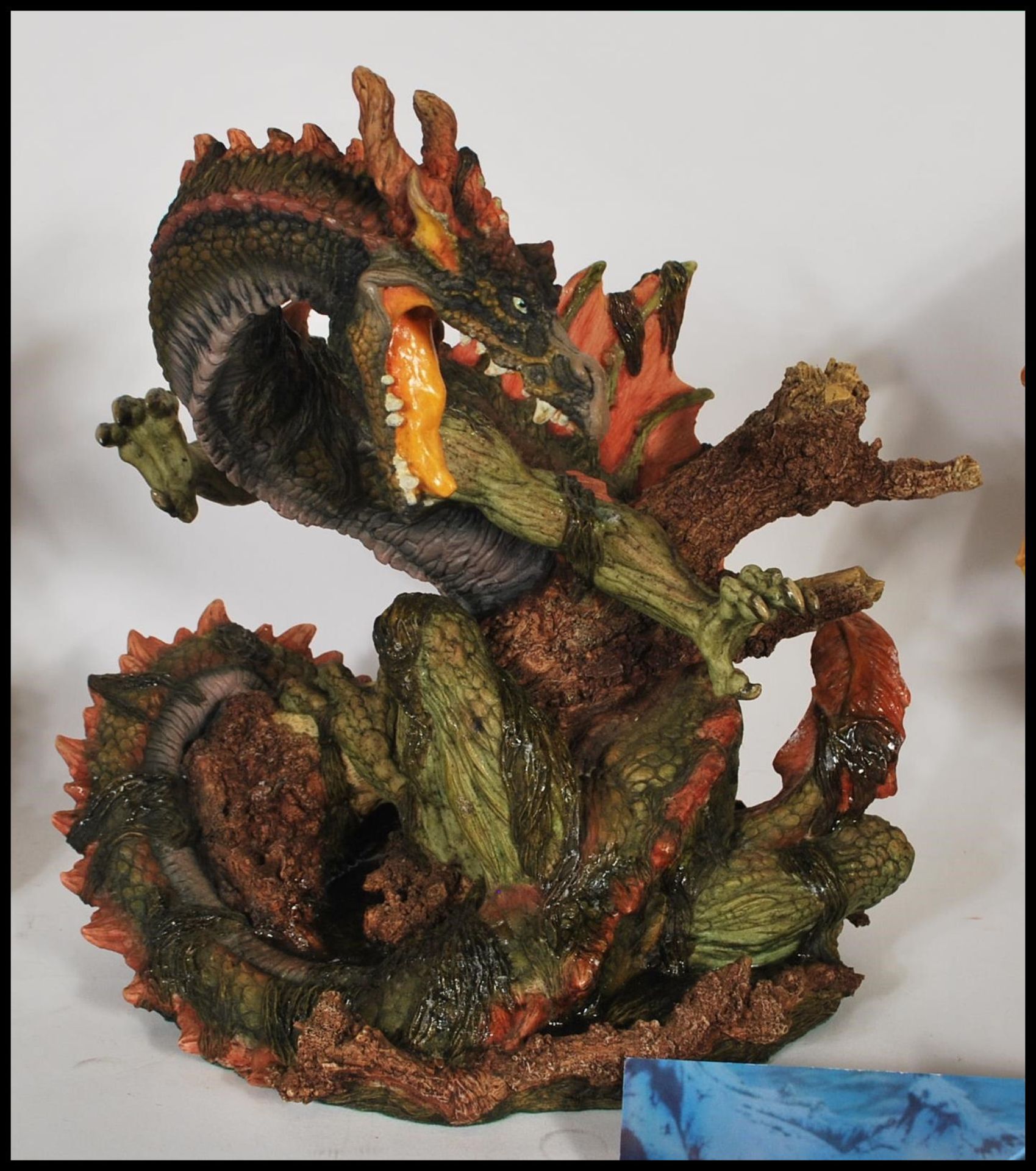 A collection of Enchantica dragon figures to include 'Cormorin' no. 0680/ 3950, 'Escape' being - Bild 3 aus 7