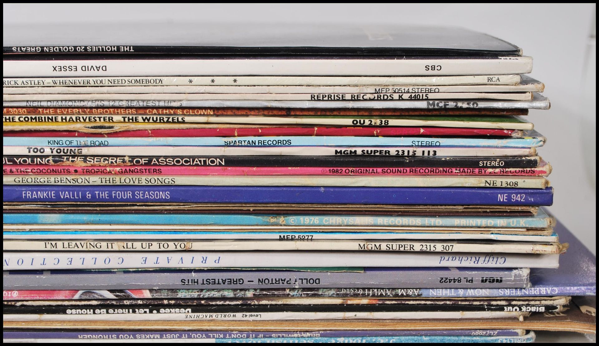 A collection of vinyl long play LP record albums featuring several artists and genres to include - Bild 7 aus 14