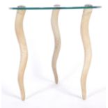 CONTEMPORARY DESIGNER FAUX HORN COFFEE TABLE