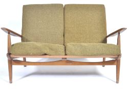 SCANDART MID CENTURY TEAK WOOD THREE PIECE LIVING