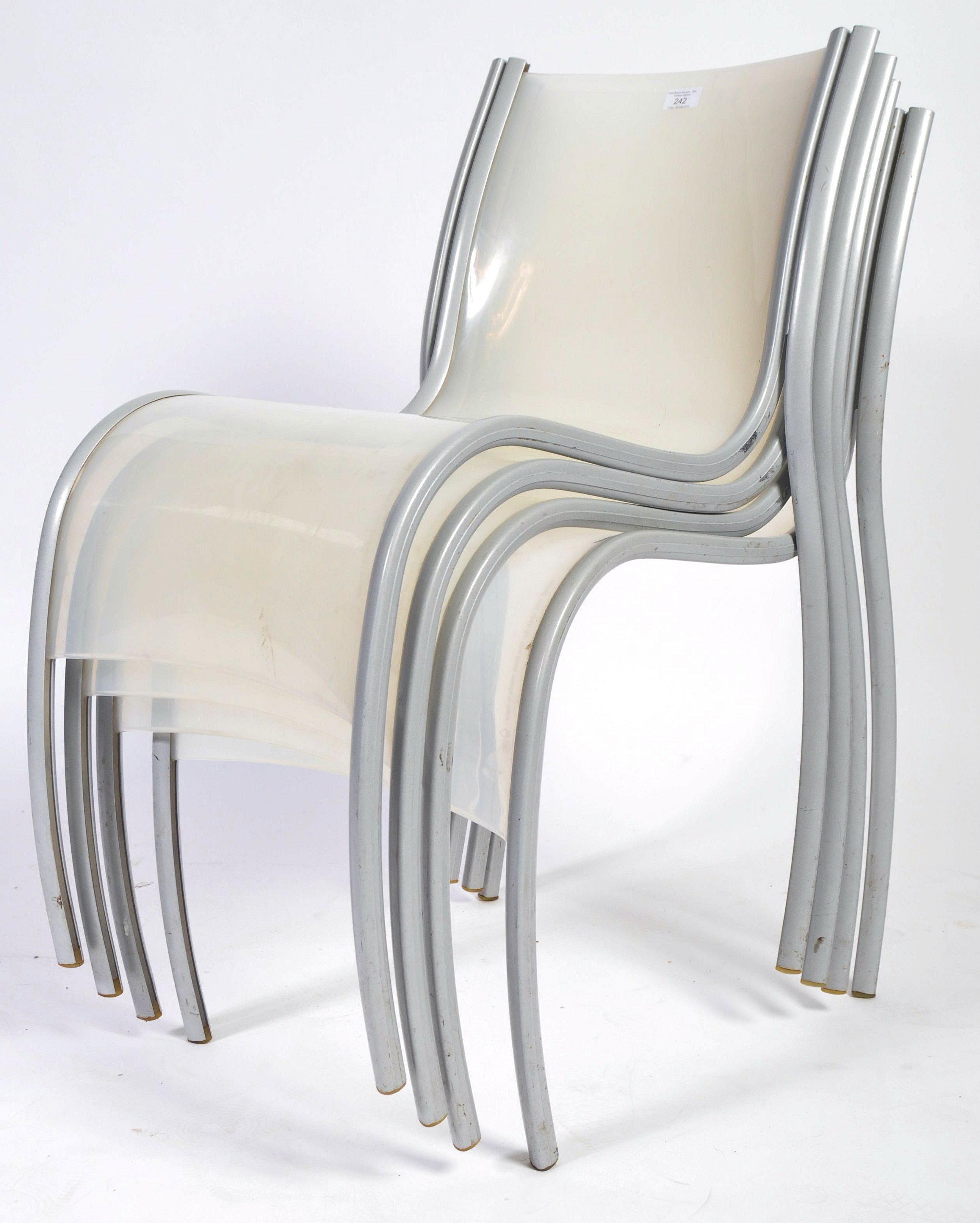 KARTELL FPE STACKING DINING / SIDE CHAIRS BY RON A