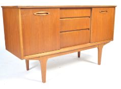 MID 20TH CENTURY DANISH INSPIRED TEAK SMALL SIDEBO