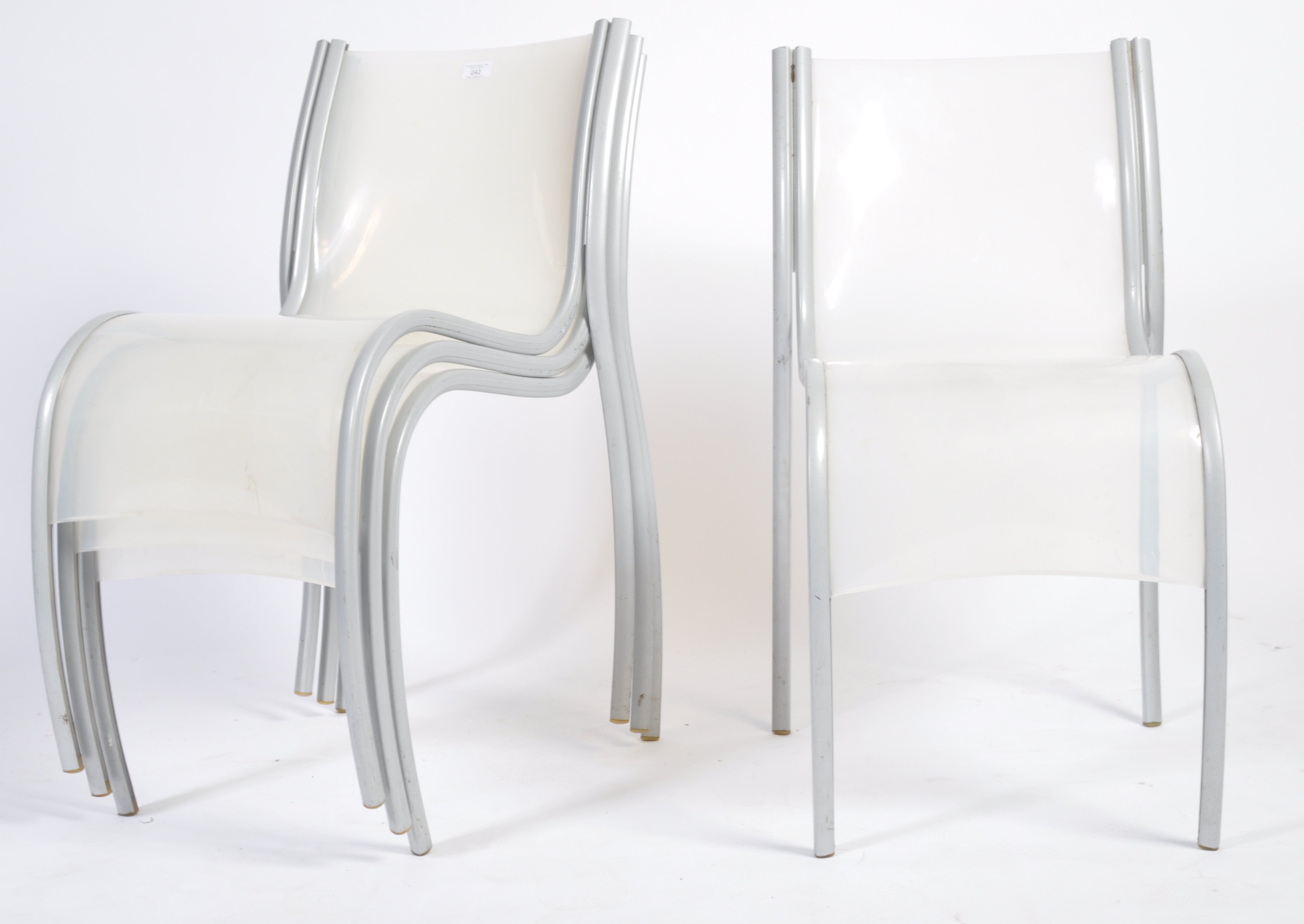 KARTELL FPE STACKING DINING / SIDE CHAIRS BY RON A - Image 3 of 6