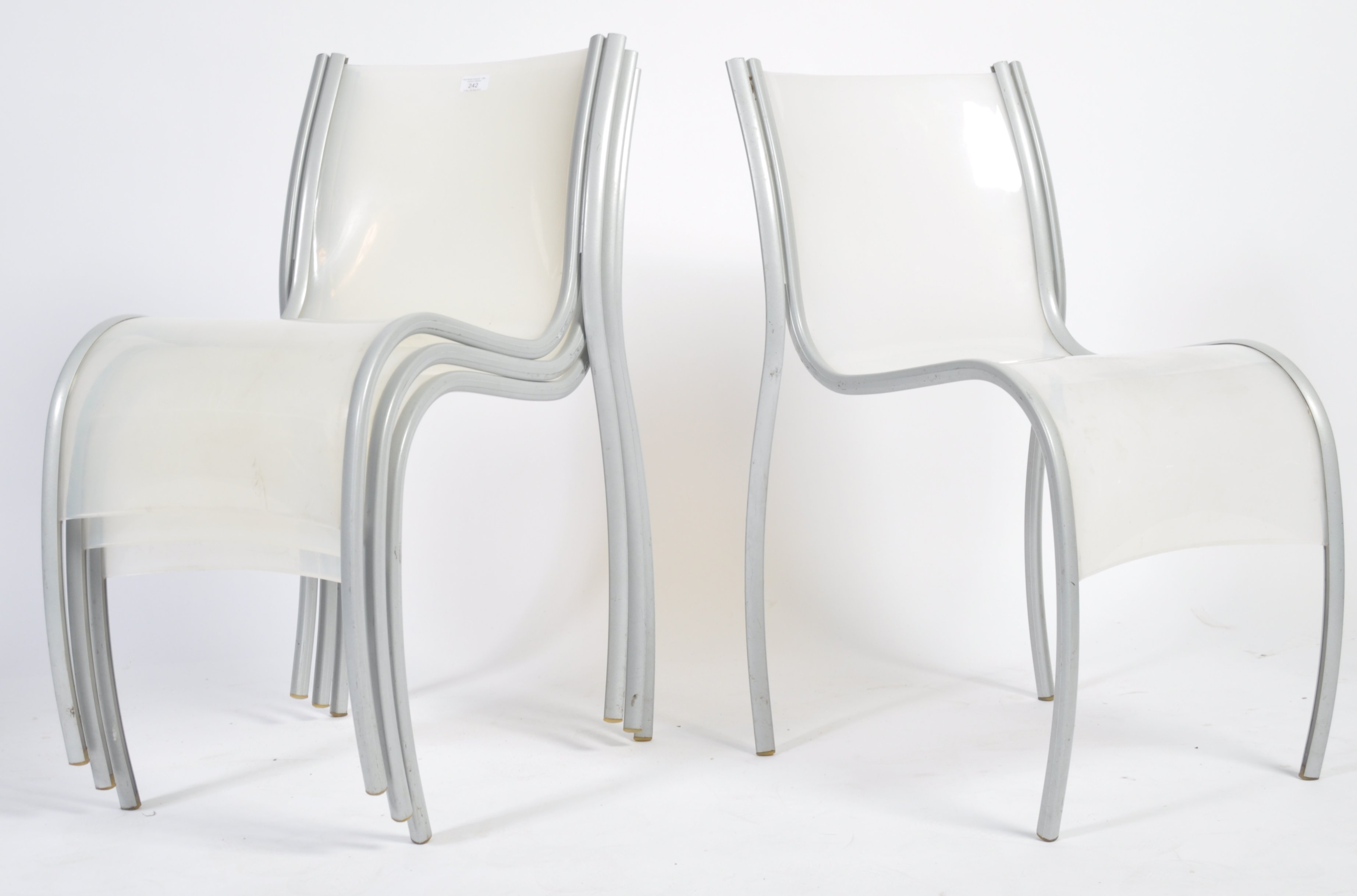 KARTELL FPE STACKING DINING / SIDE CHAIRS BY RON A - Image 2 of 6