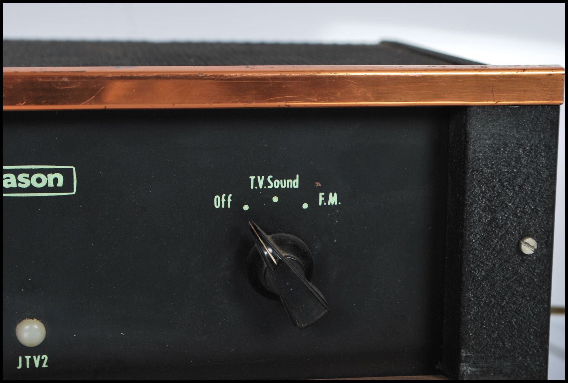 A vintage Jason JTV2 sound amplifier unit having copper mounts. - Bild 4 aus 9