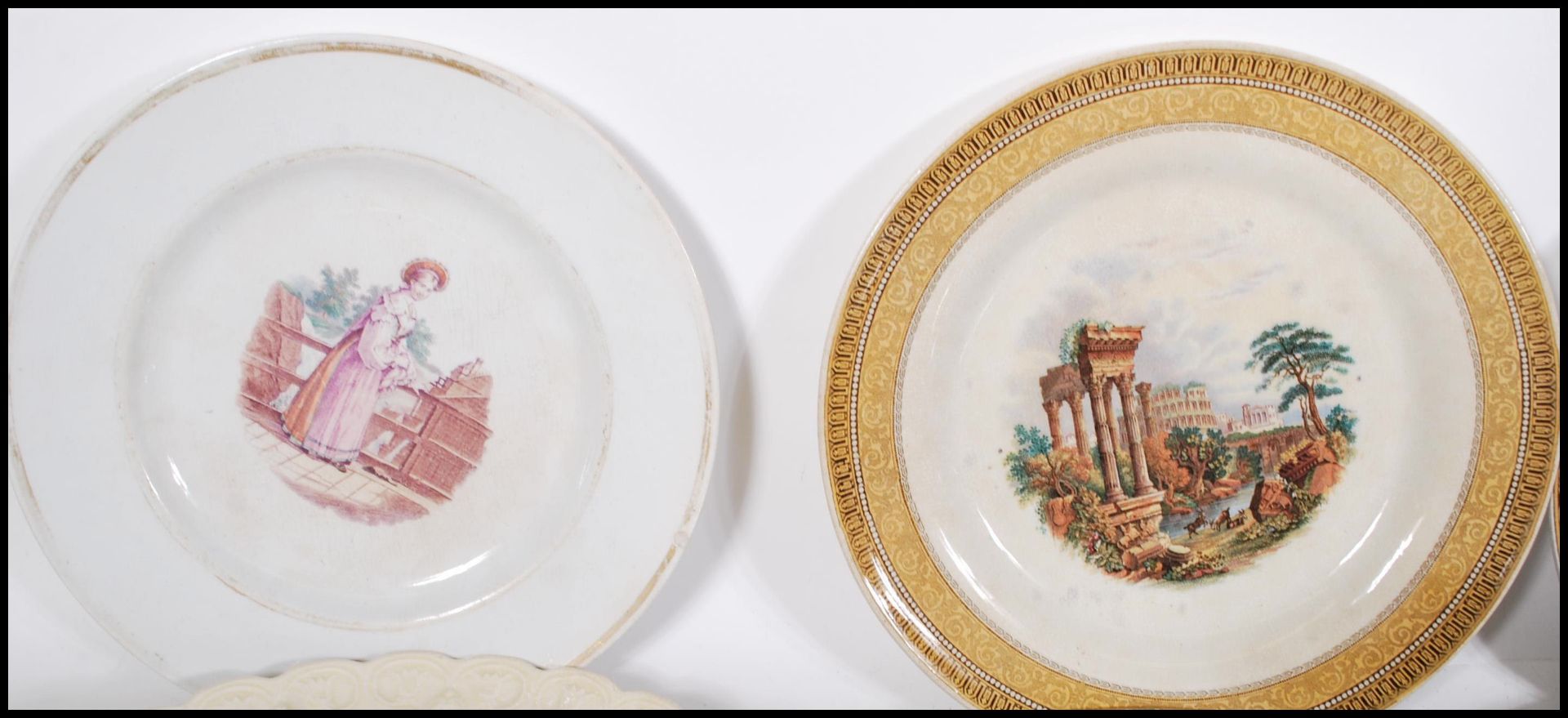 A large collection of Pratt / Prattware 19th and early 20th century cabinet plates. To include - Bild 2 aus 9