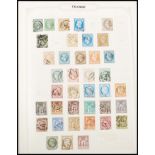 A French album of stamps containing stamp dating from the 19th Century to include Ceres, Napoleon,