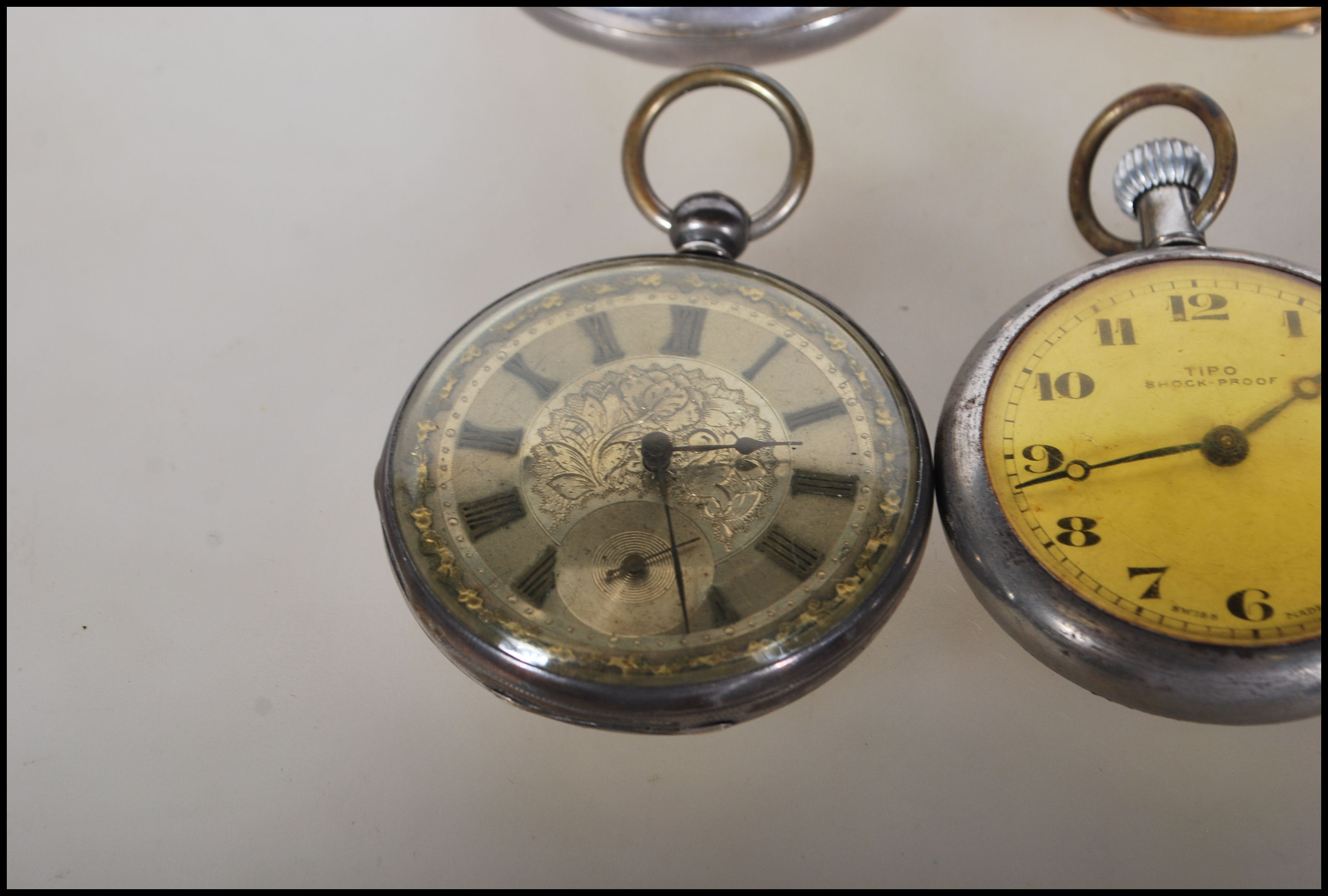 A collection of six Gents vintage 20th Century pocket watches to include a Waltham open faced, a - Image 2 of 7