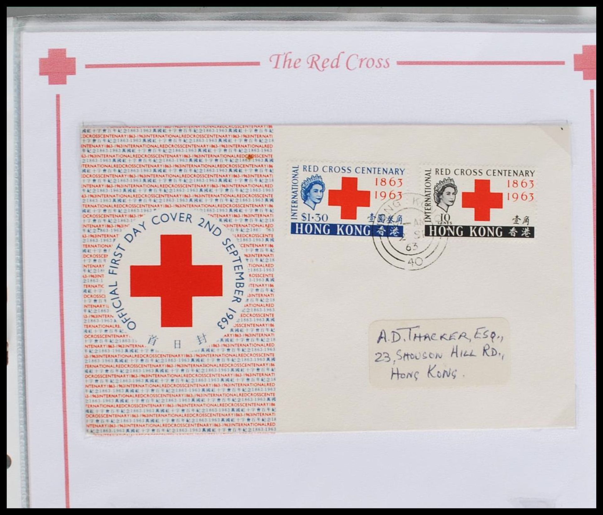 A collection of world stamp to include mostly Red Cross envelopes and stamps across various - Image 16 of 32