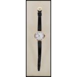 A vintage 1920's Art Deco Longines 10 Grand Prixs gentleman's silver wrist watch, having a round