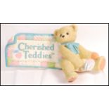 CHERISHED TEDDIES SHOP DISPLAY BEAR DOUBLE SIDED SIGN