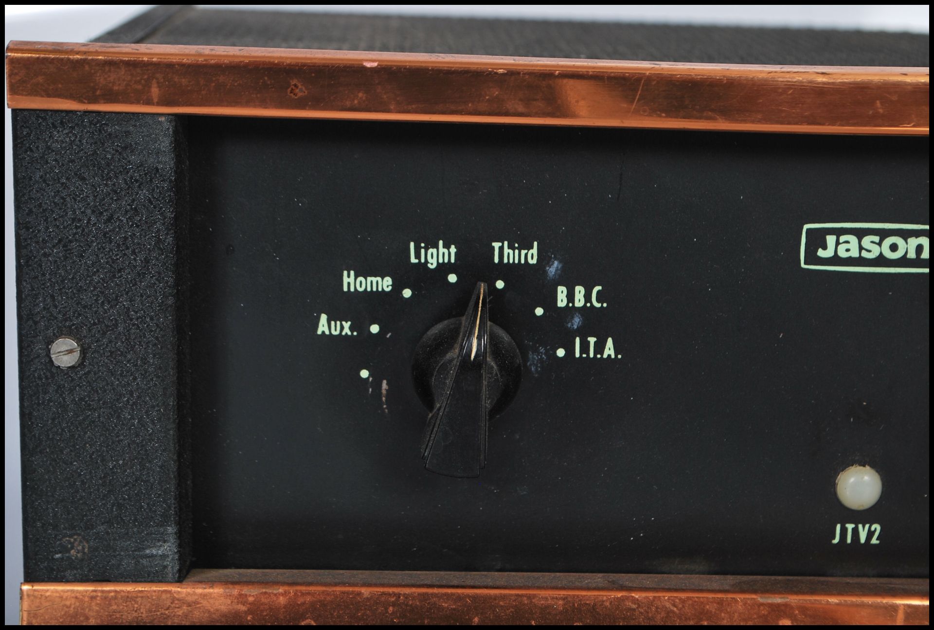 A vintage Jason JTV2 sound amplifier unit having copper mounts. - Bild 3 aus 9