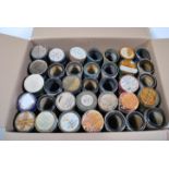 A good collection of approximately 50 + Edison  Phonograph wax cylinder rolls in cases featuring