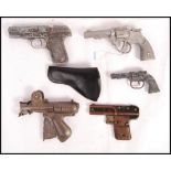 COLLECTION OF TOY CAP GUNS INCLUDING JOLLY ROGER