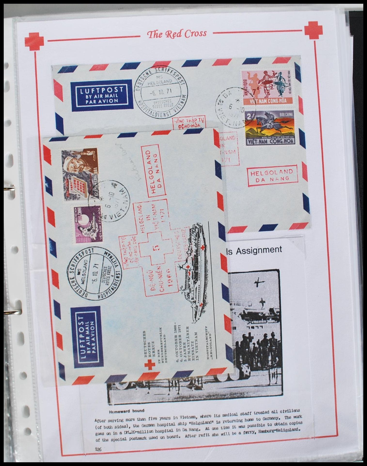 A collection of world stamp to include mostly Red Cross envelopes and stamps across various - Image 15 of 32