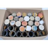 A good collection of approximately 50 + Edison  Phonograph wax cylinder rolls in cases featuring