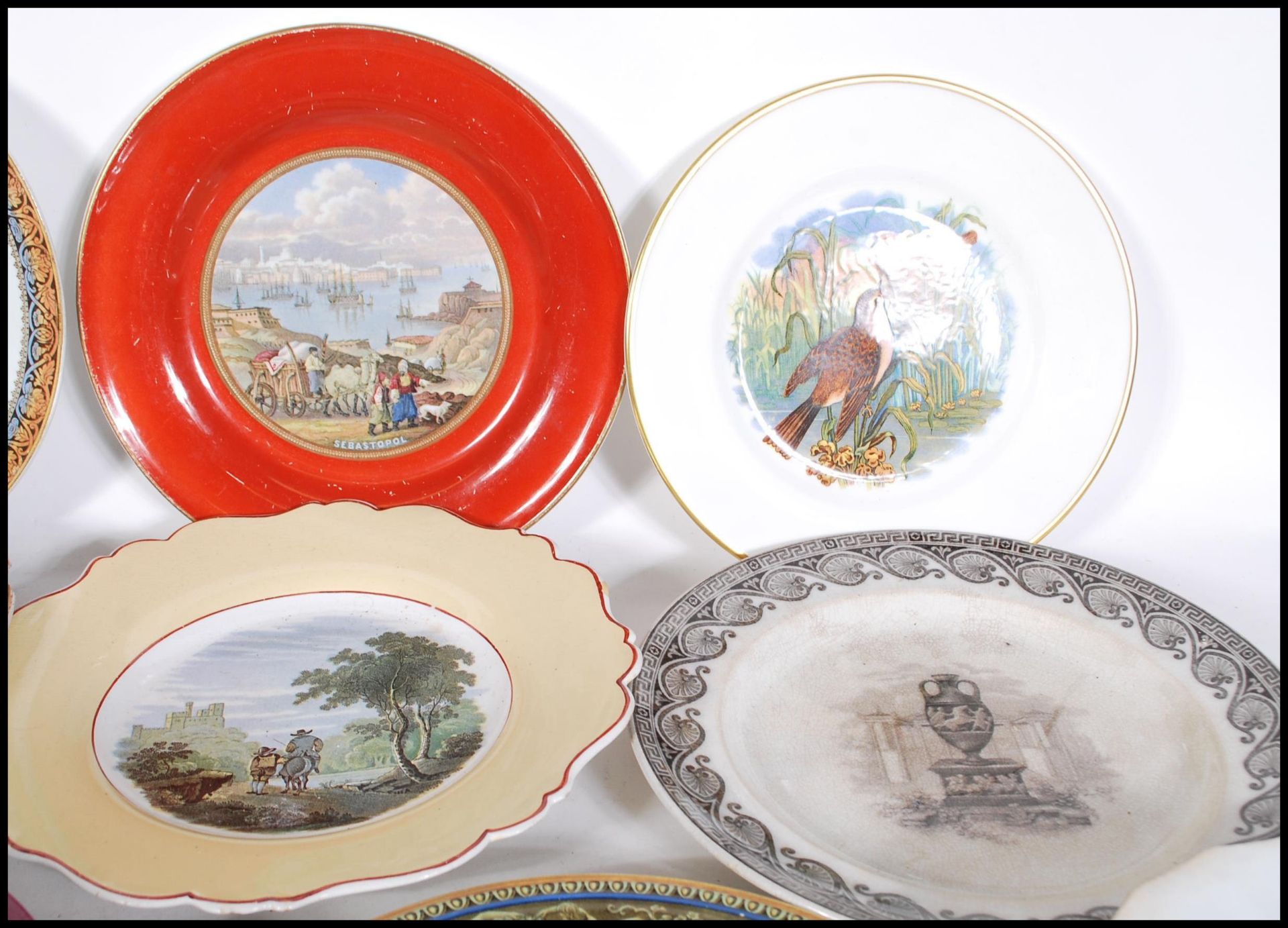 A large collection of Pratt / Prattware 19th and early 20th century cabinet plates. To include - Bild 6 aus 9