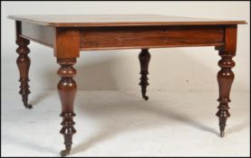 A 19th century Victorian large extending mahogany