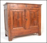 A good 19th century French fruitwood  Buffet De Co