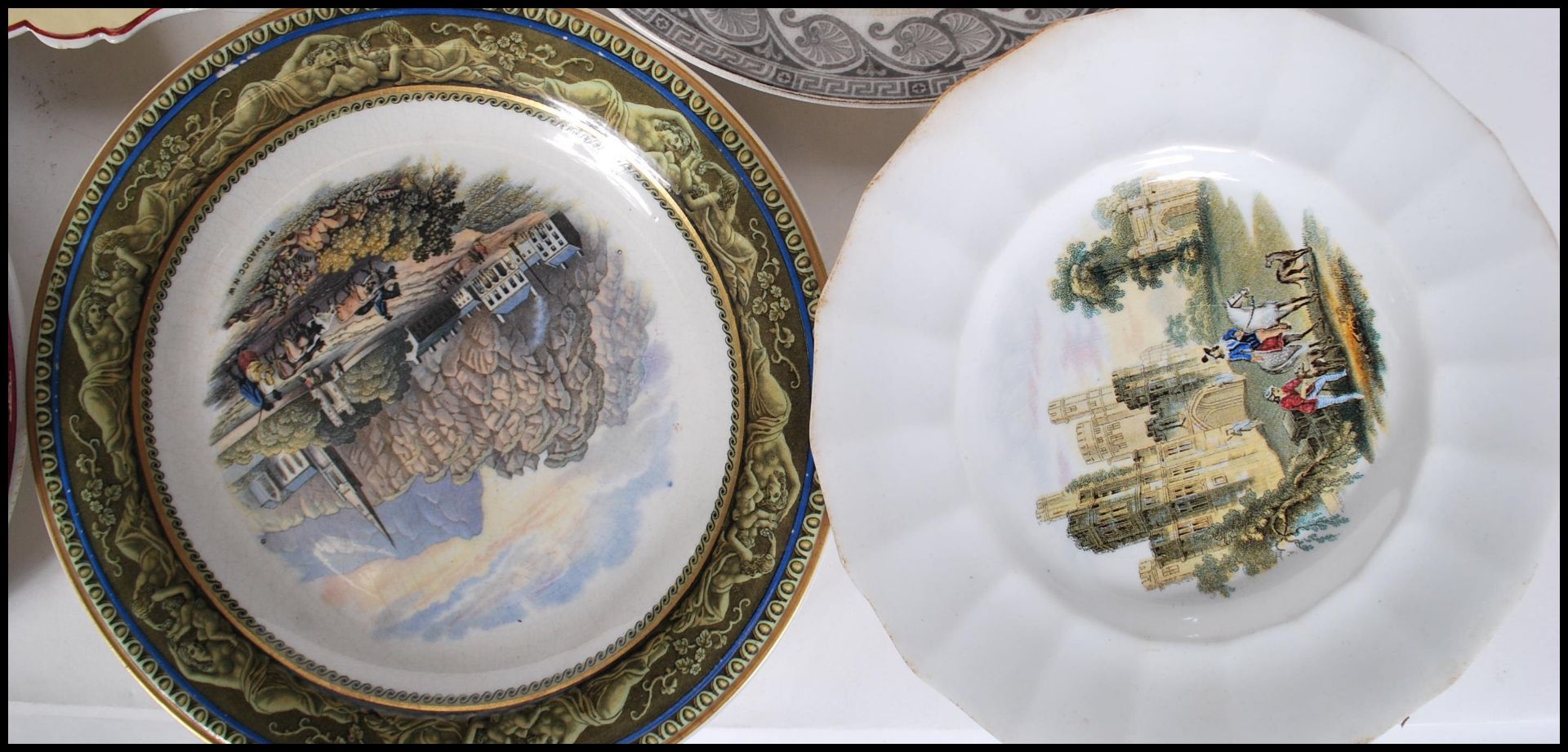 A large collection of Pratt / Prattware 19th and early 20th century cabinet plates. To include - Bild 8 aus 9