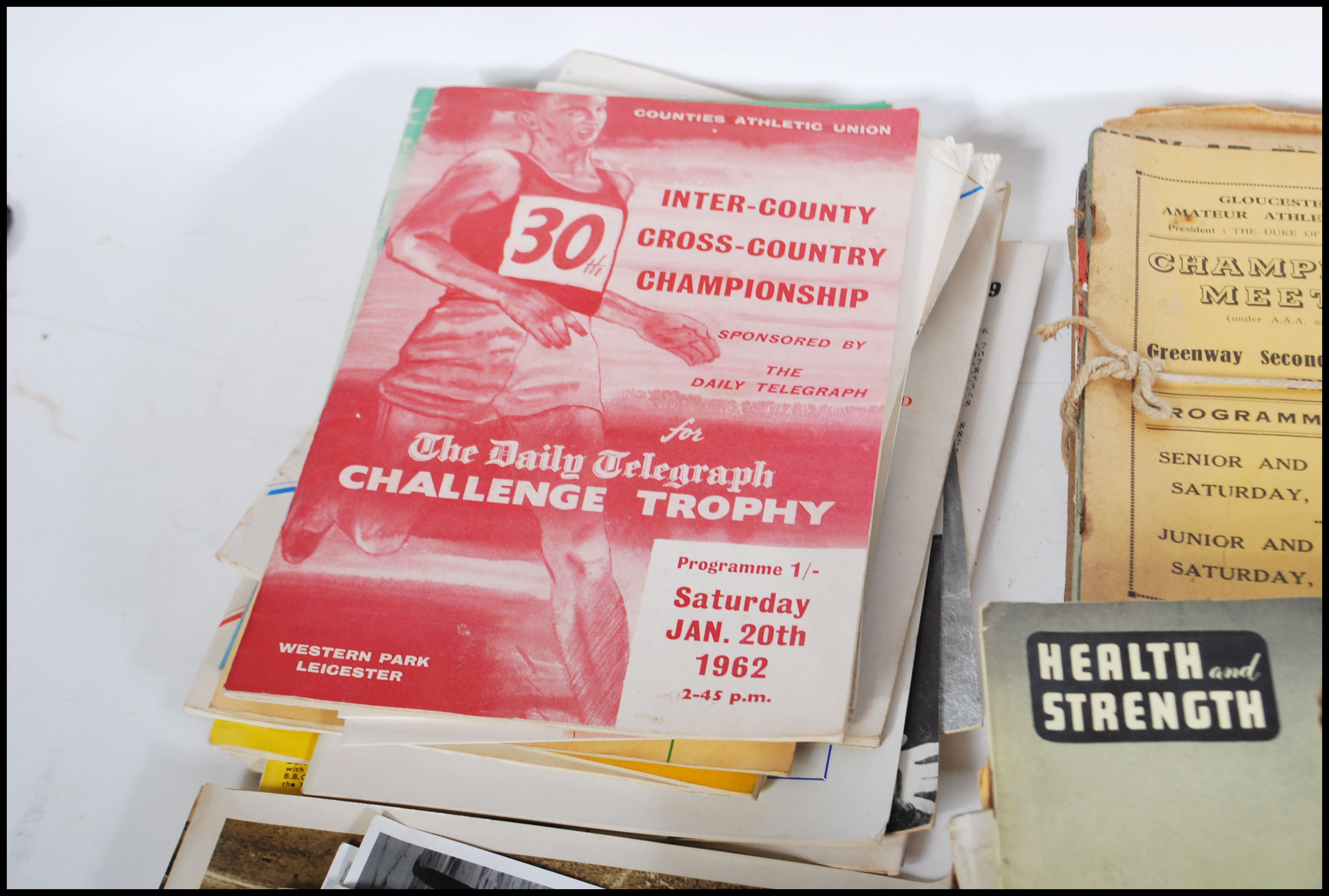 A collection of mostly Bristol / West Country athletic related ephemera to include a wide - Image 9 of 10