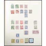 A German stamp album containing stamps dating from the 19th Century to include Third Reich,