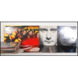 A collection of vinyl long play LP vinyl record albums from various artists to include Fleetwood