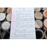 A good collection of approximately 50 + Edison  Phonograph wax cylinder rolls in cases featuring