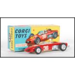 AN ORIGINAL VINTAGE BOXED CORGI FERRARI FORMULA 1 RACING CAR