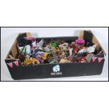 A large and extensive collection of vintage and contemporary costume jewellery to include various