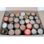 A good collection of approximately 50 + Edison  Phonograph wax cylinder rolls in cases featuring