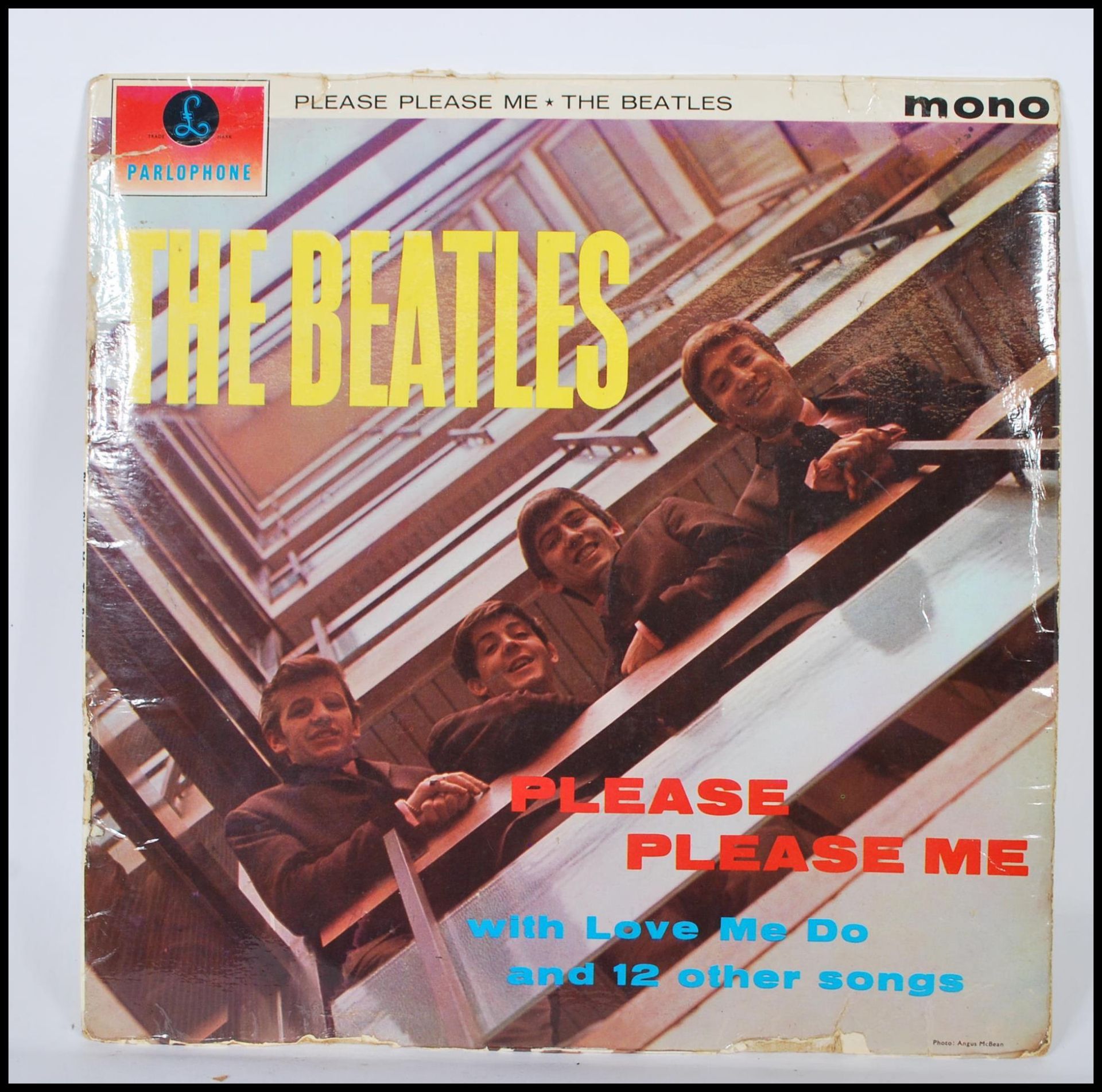 Vinyl long play LP record album by The Beatles - P