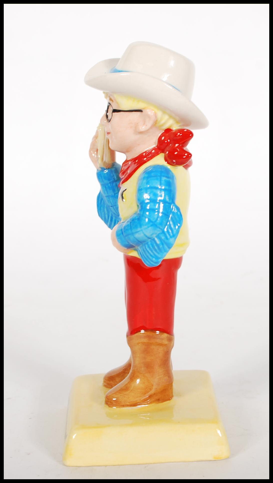 A Royal Doulton ceramic advertising figure for ' The Milkybar Kid , AC7, limited edition no. 523 / - Image 5 of 9