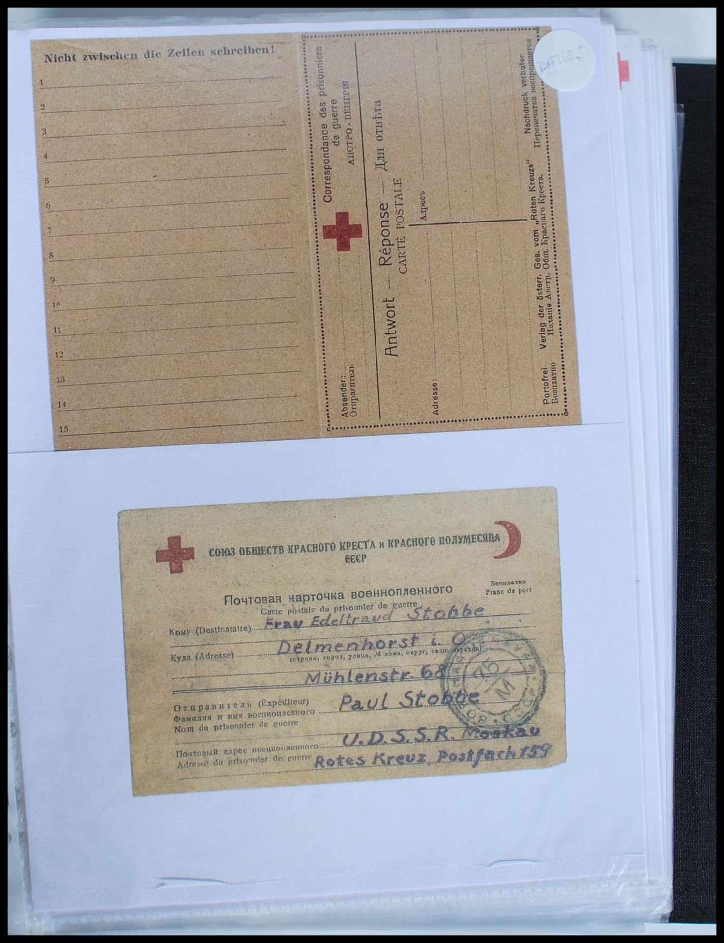 A collection of world stamp to include mostly Red Cross envelopes and stamps across various - Image 6 of 32