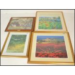 A collection of prints dating from the 20th century to include Tuscan scene by John Horsewell,